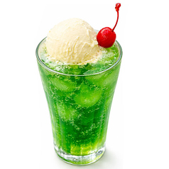 メロンクリームソーダ Japanese Melon Soda 