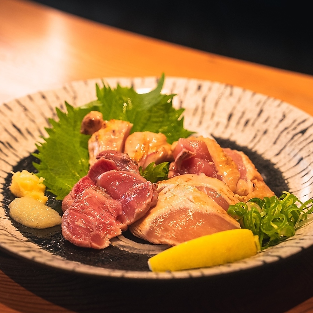 京赤地鶏のもも肉の塩焼き