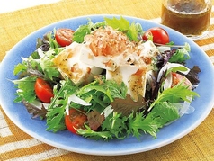 豆腐とオクラの和風サラダ