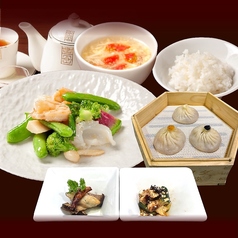 海老・イカ・季節野菜のXO醤炒め御膳