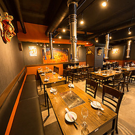 ゆっくりと寛げるモダンダイニングな雰囲気♪