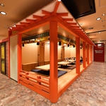 広島「厳島神社」をモチーフにしたお席。県外の方のおもてなしや観光の方もお愉しみ頂けます♪