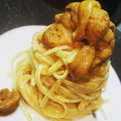 雲丹味噌クリームソース