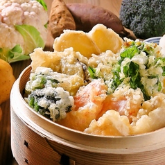 天ぷら盛合せ　小