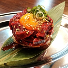生食感の牛ユッケ