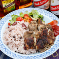 料理メニュー写真&nbsp;JERK CHICKEN OVER RICE（ M SIZE）