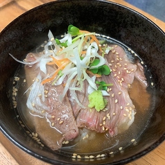 炙り国産牛の茶漬け