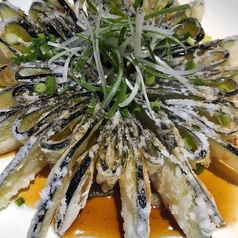 さっぱり葱だれの揚げ茄子
