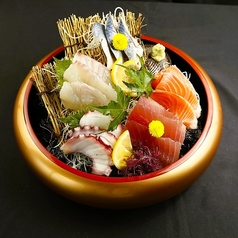 ・鮮魚の刺身5点盛り