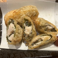 ささみ竜田揚げ(梅しそまき)