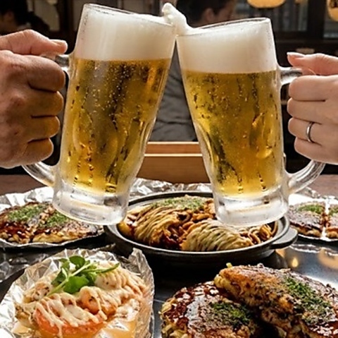 【青山一丁目駅０番出口直結】韓国風鉄板焼きと創作お好み焼きを楽しめる☆