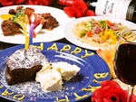 誕生日・記念日に♪バースデー特典もあり！ケーキ＋料理７品＋飲み放題付きでなんと3000円から！！