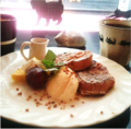 料理メニュー写真 フレンチトースト+珈琲（アイスコーヒー）セット