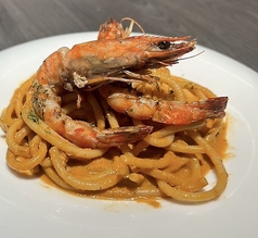 赤海老のトマトクリームパスタ