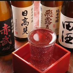 豊富な日本酒メニュー
