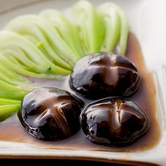 チンゲン菜と椎茸の炒め 各