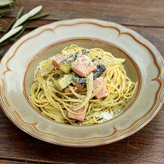 ベーコンと揚げ茄子のジェノベーゼ(SS)