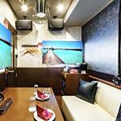 2人だけでゆったり過ごせる、2名利用にぴったりのプライベートルーム♪照明はお好みに合わせて明るさを調節できるので、カラオケを楽しむのはもちろん、少し暗めにしていつもと違う雰囲気で過ごすのも◎周りを気にせず、2人だけの時間をゆっくり楽しみたい方におすすめです。