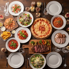 【飲み放題付】国産牛のステーキ含む　Wメインディッシュ贅沢プラン。