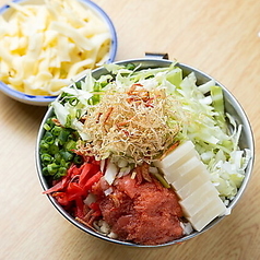 明太餅チーズもんじゃ