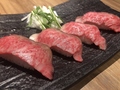 料理メニュー写真 A5ランク和牛トロ寿司