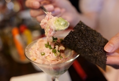マグロとアボカドのタルタル