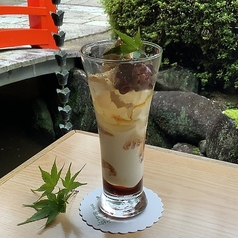 花美津姫パフェ　葛餅