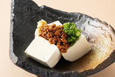 鶏味噌冷奴