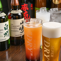 多彩なドリンク＆高コスパ
