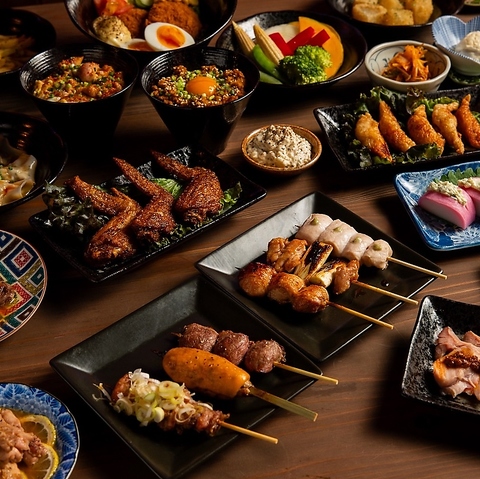 ハツがイチ押しの焼き鳥屋♪女子会、宴会など多彩なシーンにご利用ください！