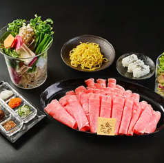 牛・ラム・豚肉が楽しめる、飲み放題付コースも大好評♪