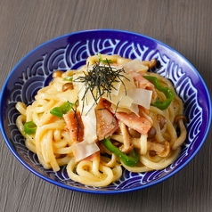 明太バター焼きうどん