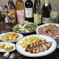 ビストロルポンのお得な宴会プランは飲み放題付4980円~