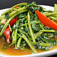 パッパックブン(空芯菜炒め)