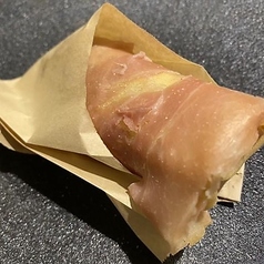 蟹と蟹味噌のグラタン風春巻き
