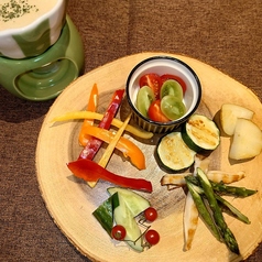 彩り野菜の豆乳バーニャカウダ