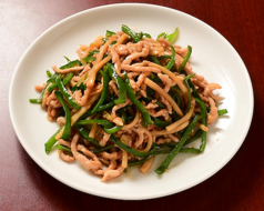 酢豚/豚肉と茄子の醤油煮込/豚肉と野菜炒め/豚肉の青椒肉絲/豚肉と青梗菜炒め/豚肉と長葱炒め