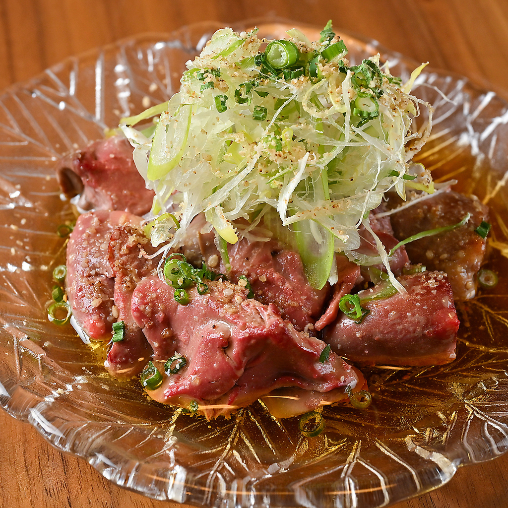 蝦夷鹿ローストビーフ。いわき駅近くで肉料理とお酒を楽しめる創作居酒屋。