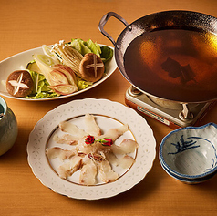 旬魚のしゃぶしゃぶ(1人前)