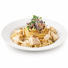 大山鶏ときのこの和風パスタ