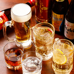 2時間飲み放題1500円