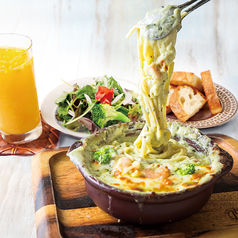 チーズボルケーノパスタセットが人気♪
