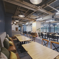 気軽に立ち寄れる、開放的な憩いの場所を・・・