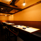 人気の個室♪個室は2名様～完備致しております。各種宴会、接待、デートなど様々な用途に合わせた個室をご準備致しております。