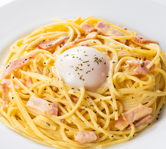 半熟たまごのカルボナーラ