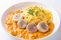 オムライス チキンガランティ－ヌ、メキシカンソ－ス　セット