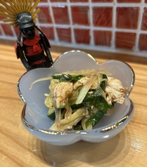 夏野菜の梅肉ソース和えの写真