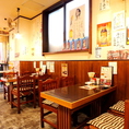大阪下町のような雰囲気の店内。2次会や3次会の利用も人気です！　