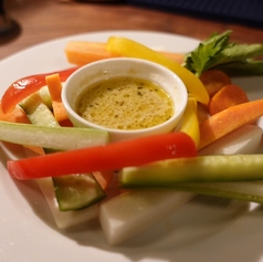 スティック野菜のバーニャカウダー