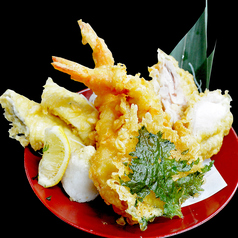 天ぷら３点盛合せ　3kinds Assorted of Tempura